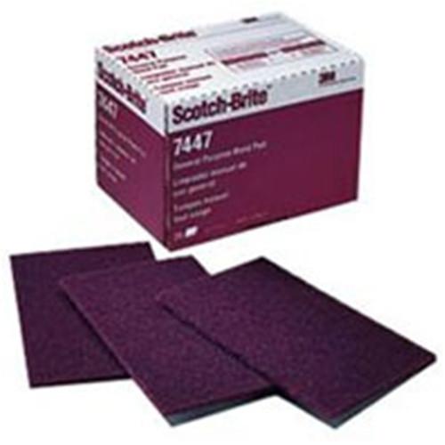 3M Scotch Brite 7447 Abrasive Sheets - Fine - Pack of 10