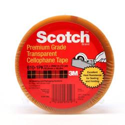 3M 610 Cellophane Film Tape 25mm x 66m