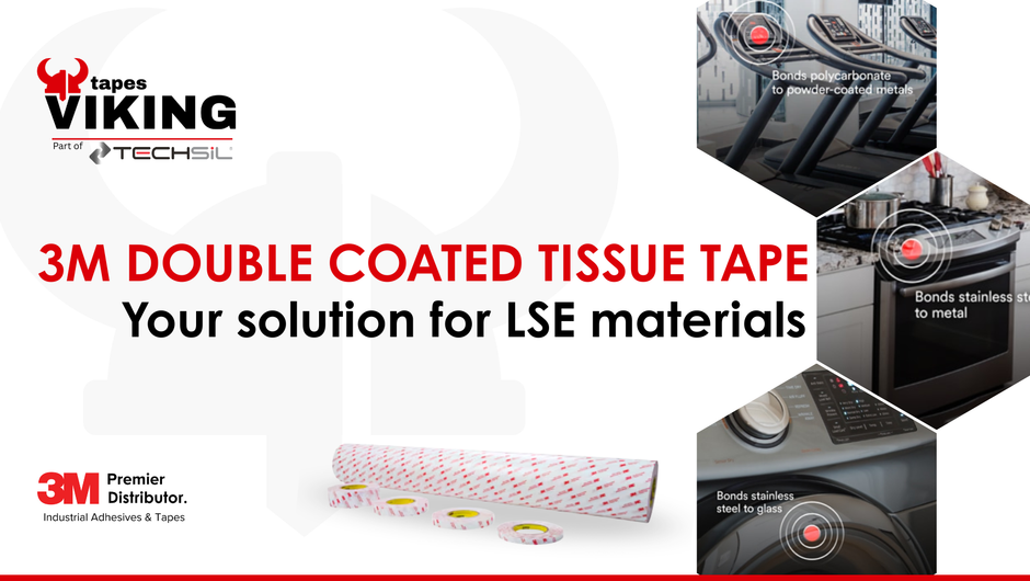 3M Double Coated Tissue Tape 56415; Your go to solution for LSE materials