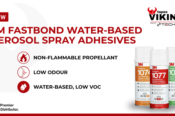 Introducing: NEW 3M Fastbond Water Based Aerosol Spray Adhesives