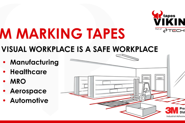 3M Industrial Marking Tape; Fast, Flexible, Durable