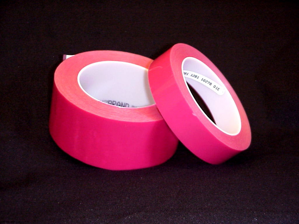 3M™ Circuit Plating Tape 1280 Red, 1 in x 72 yd x 4.2 mil, Bulk