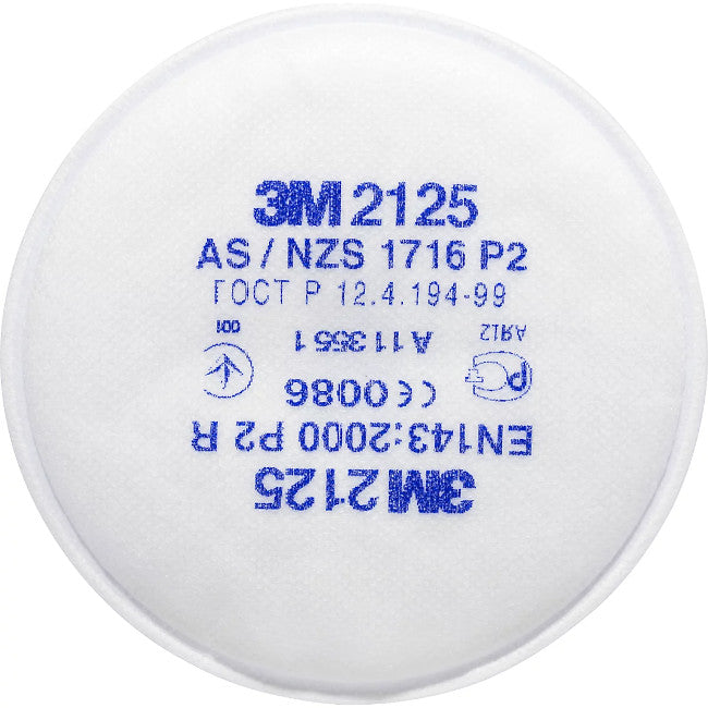 3M 2125 Particulate Filters - P2 - Pack of 20 Filters