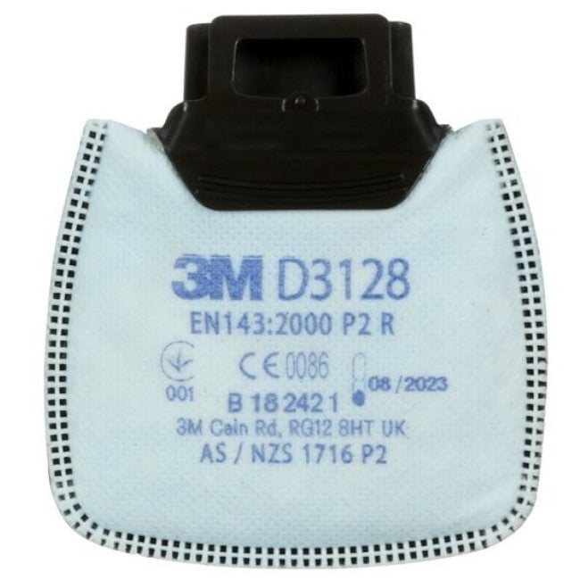 3M D3128 Particulate Filters P2R Nuis OV/AG - Pack of 10