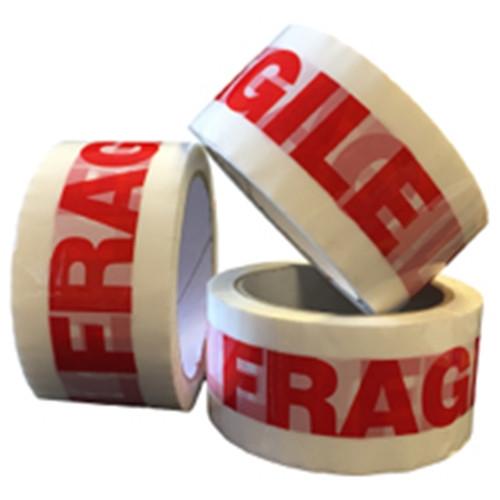 PP4 Fragile Pre Printed Packaging Tape 48mm x 66m