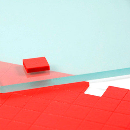 GTP25 Glazing Transit Pads - 25mm x 25mm x 4.5mm - 1000 Pads per Roll