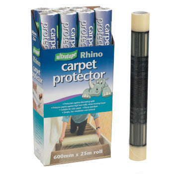 Rhino Clear Carpet Protection Tape 600mm x 25m