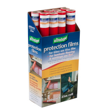 Rhino Red Tinted Kitchen Laminate Protection Tape 600mm x 25m