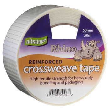 Rhino Cross Weave Filament Tape Pack of 6 Rolls